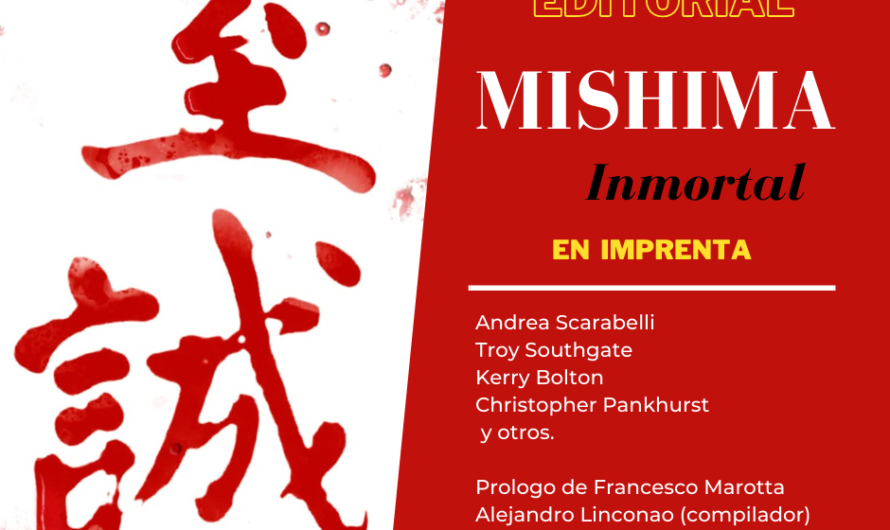 Novedad Editorial – MISHIMA Inmortal
